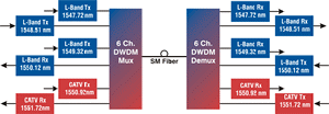 Typical DWDM System